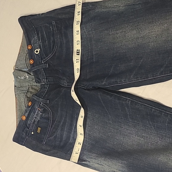 G-star Women's Flare Low-rise Jeans Denim Blue Size 25×32 - Picture 7 of 13